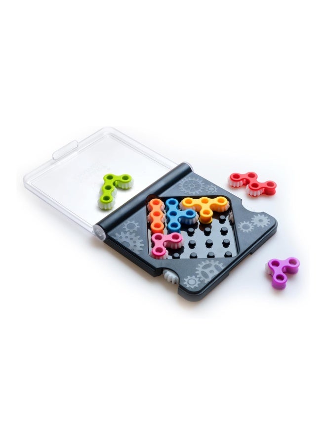 SmartGames IQ Gears, Fun IQ Brain Teaser Puzzle, Cognitive Development STEM Toy with 120+ Challenges, Travel Friendly Handheld Educational Matching Puzzle Game, Suitable for Children Above 7+ - Image 2